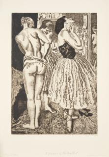 Laura Knight - The Three Graces of Ballet