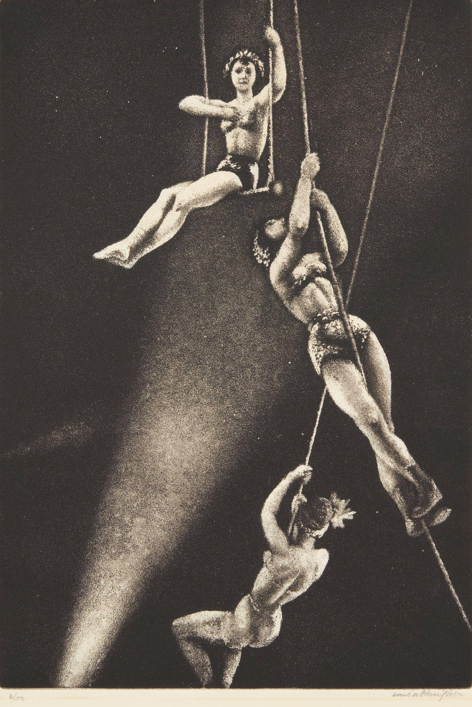 Laura Knight - Trio Gymnastique