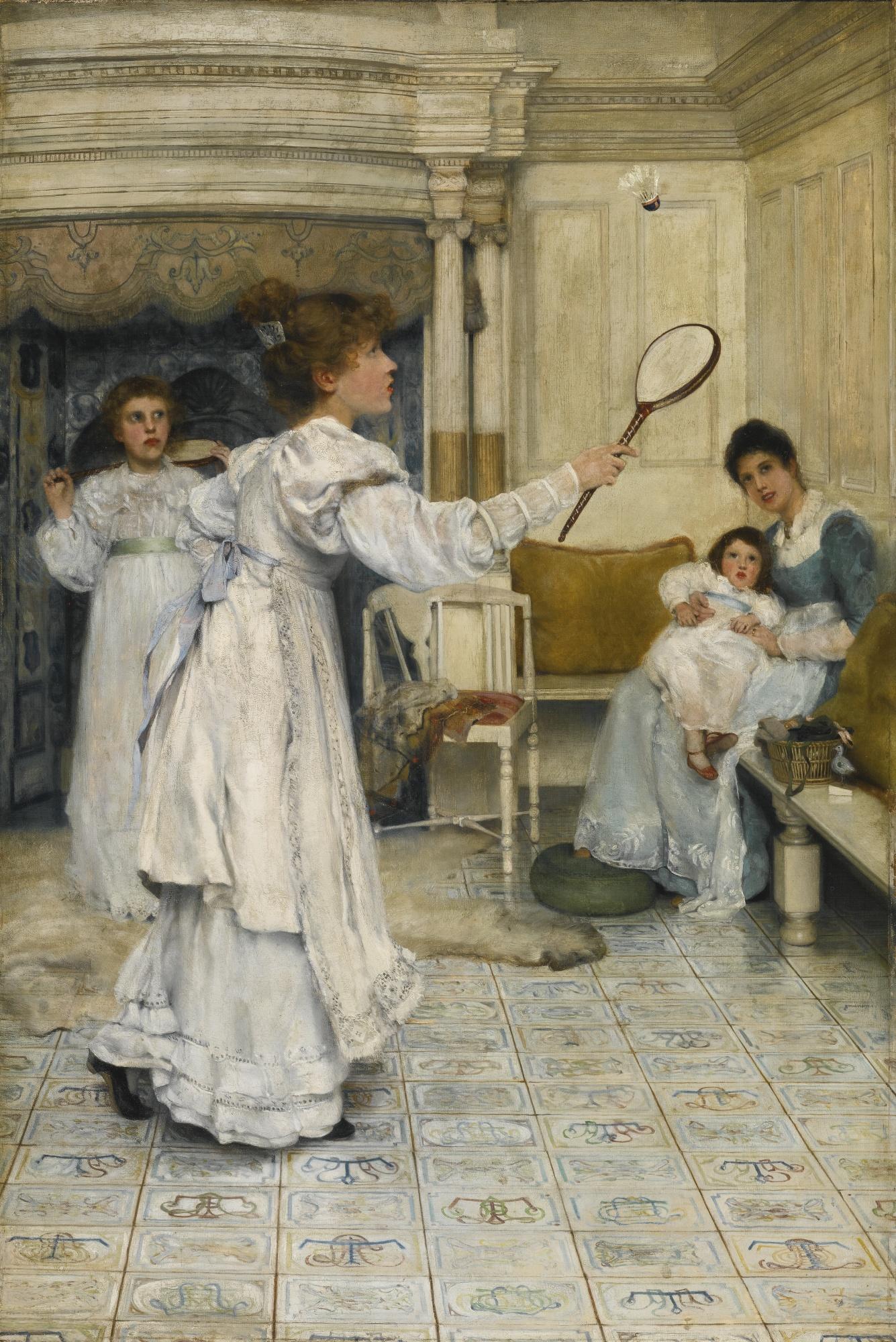 Laura Theresa Alma-Tadema - British battledore And Shuttlecock