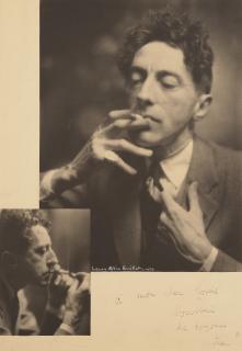 Laure Albin-Guillot - Jean Cocteau fumant une cigarette, Paris, 1939