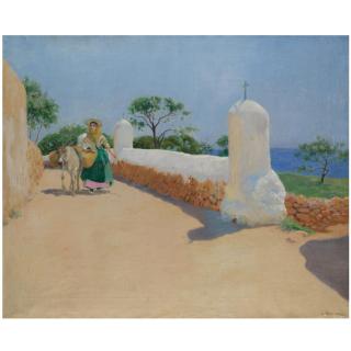 Laureano Barrau - La Payesa, Ibiza (A Peasant Woman, Ibiza)