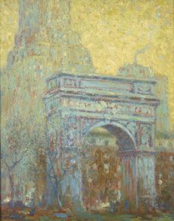 Laurence A. Campbell - Washington Arch, Early Spring