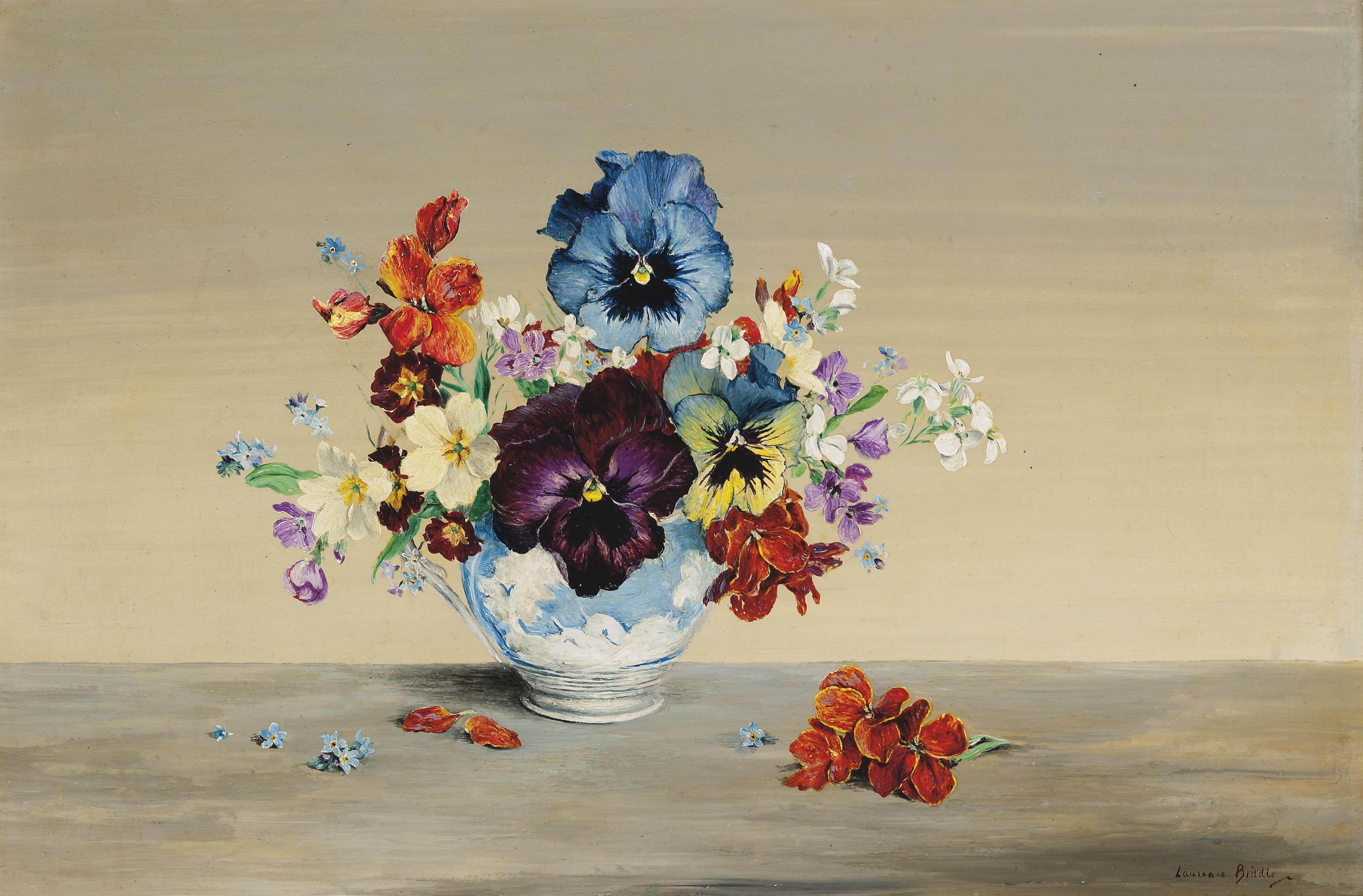 Laurence Biddle - Pansies