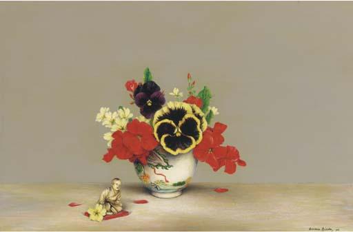 Laurence Biddle - Pansy, Geranium and Primrose