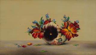 Laurence Biddle - Still life of flowers (2)