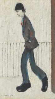 Laurence Stephen Lowry, R.A. - A Man Walking