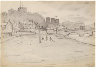 Laurence Stephen Lowry, R.A. - A Village Scene