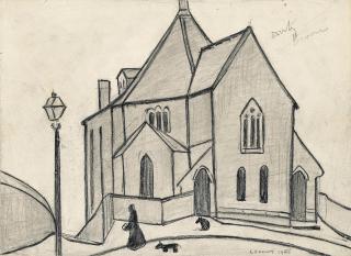 Laurence Stephen Lowry, R.A. - Brow Street Chapel, Maryport