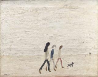 Laurence Stephen Lowry, R.A. - Children on the Beach