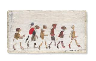 Laurence Stephen Lowry R.A. - Children walking