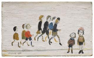 Laurence Stephen Lowry, R.A. - Children Walking