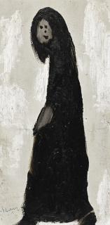 Laurence Stephen Lowry, R.A. - Cloaked Figure