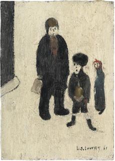 Laurence Stephen Lowry, R.A. - Father and Son