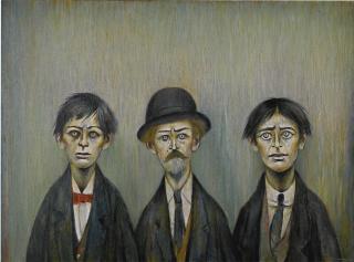 Laurence Stephen Lowry, R.A. - Father And Two Sons