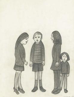 Laurence Stephen Lowry, R.A. - Four Young People
