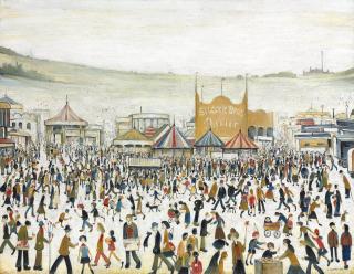 Laurence Stephen Lowry, R.A. - Fun Fair at Daisy Nook