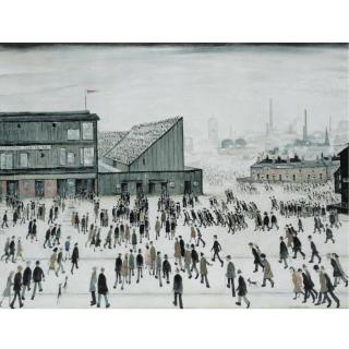 Laurence Stephen Lowry, R.A. - Going To The Match