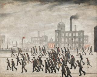 Laurence Stephen Lowry, R.A. - Going to the Match