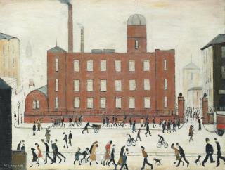 Laurence Stephen Lowry, R.A. - Going to the Mill