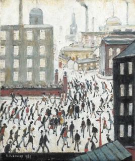 Laurence Stephen Lowry, R.A. - Going to work