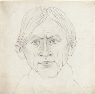 Laurence Stephen Lowry, R.A. - Head of a Man II