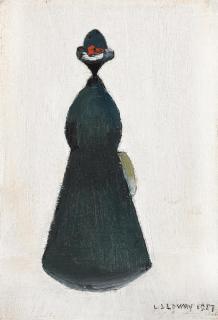 Laurence Stephen Lowry, R.A. - Lady With Hat And Bag