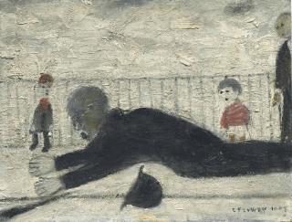 Laurence Stephen Lowry, R.A. - Man Falling Over