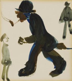 Laurence Stephen Lowry, R.A. - Man walking