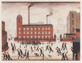 Laurence Stephen Lowry R.A. - Mill Scene