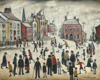Laurence Stephen Lowry, R.A. - People Standing About