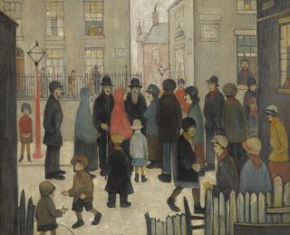 Laurence Stephen Lowry, R.A. - People Talking