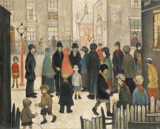 Laurence Stephen Lowry, R.A. - People Talking