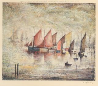 Laurence Stephen Lowry R.A. - Sailing Boats