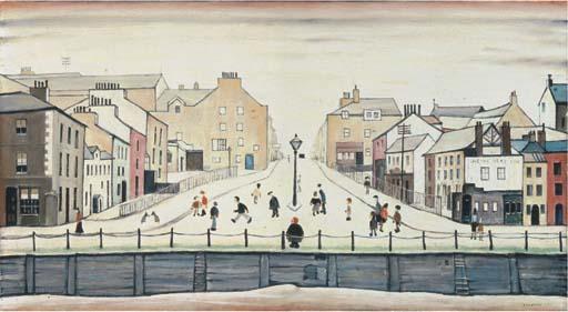 Laurence Stephen Lowry, R.A. - Senhouse Street, Maryport