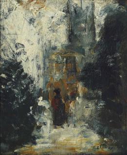 Laurence Stephen Lowry, R.A. - St John\'s Church, Manchester