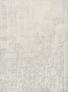 Laurence Stephen Lowry, R.A. - Street Market