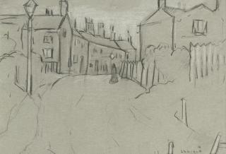 Laurence Stephen Lowry, R.A. - Street Scene Near Pendlebury