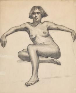Laurence Stephen Lowry, R.A. - Study Of A Nude