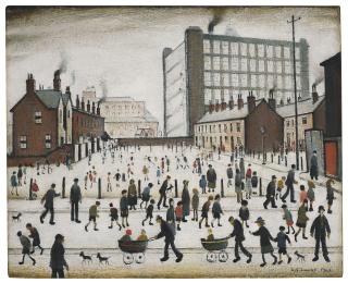 Laurence Stephen Lowry, R.A. - The Mill, Pendlebury