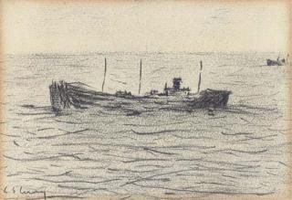 Laurence Stephen Lowry, R.A. - Trawlers