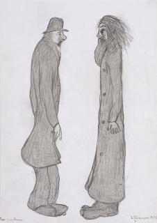 Laurence Stephen Lowry, R.A. - Two Gentlemen