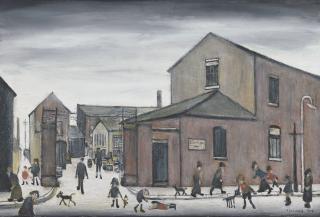 Laurence Stephen Lowry, R.A. - Viaduct Works, Manchester