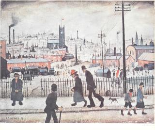 Laurence Stephen Lowry R.A. - View of a Town