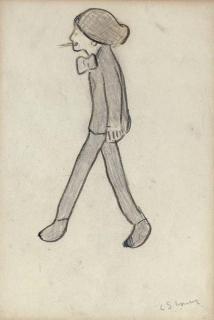 Laurence Stephen Lowry, R.A. - Walking woman