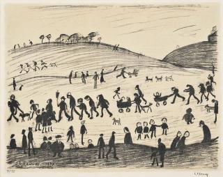 Laurence Stephen Lowry - A hillside