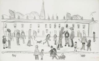 Laurence Stephen Lowry - Street Full of People