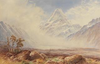 Laurence William Wilson - Mount Cook from Hooker Glacier, New Zealand
