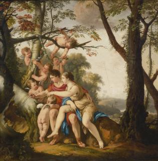 Laurent De La Hyre - Angelica And Medoro