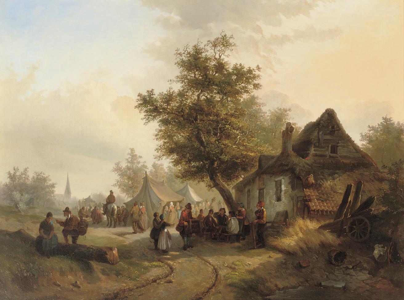 Laurent Hermann Redig - A village fair