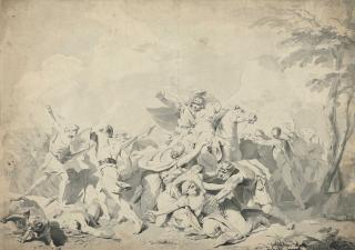 Laurent Pécheux - The rape of the Sabines